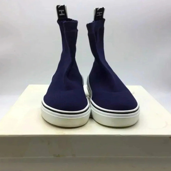 Givenchy navy George V Sock Round Toe Sneakers Size 40 - Picture 3 of 10